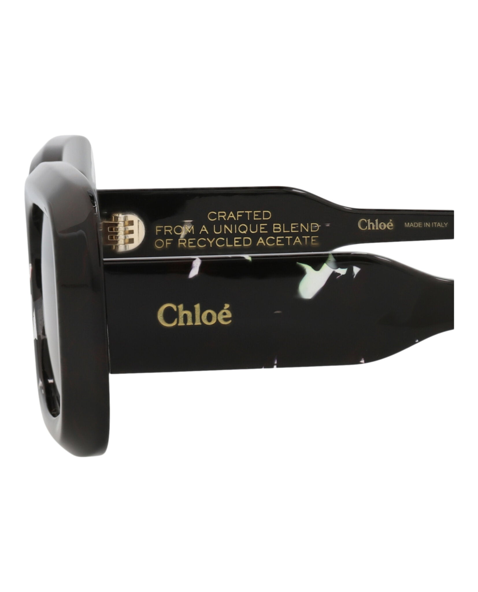 Chloé Chloé Womens Square/Rectangle Black Black Grey Fashion Designer Eyewear