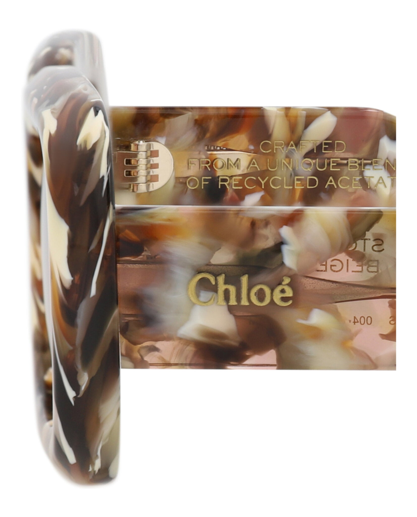 Chloé Chloé Womens Square/Rectangle Havana Havana Orange Fashion Designer Eyewear