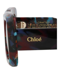 Chloé Womens Square/Rectangle Havana Havana Red Fashion Designer Eyewear