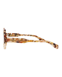 Chloé Womens Square/Rectangle Havana Havana Transparent Fashion Designer Eyewear