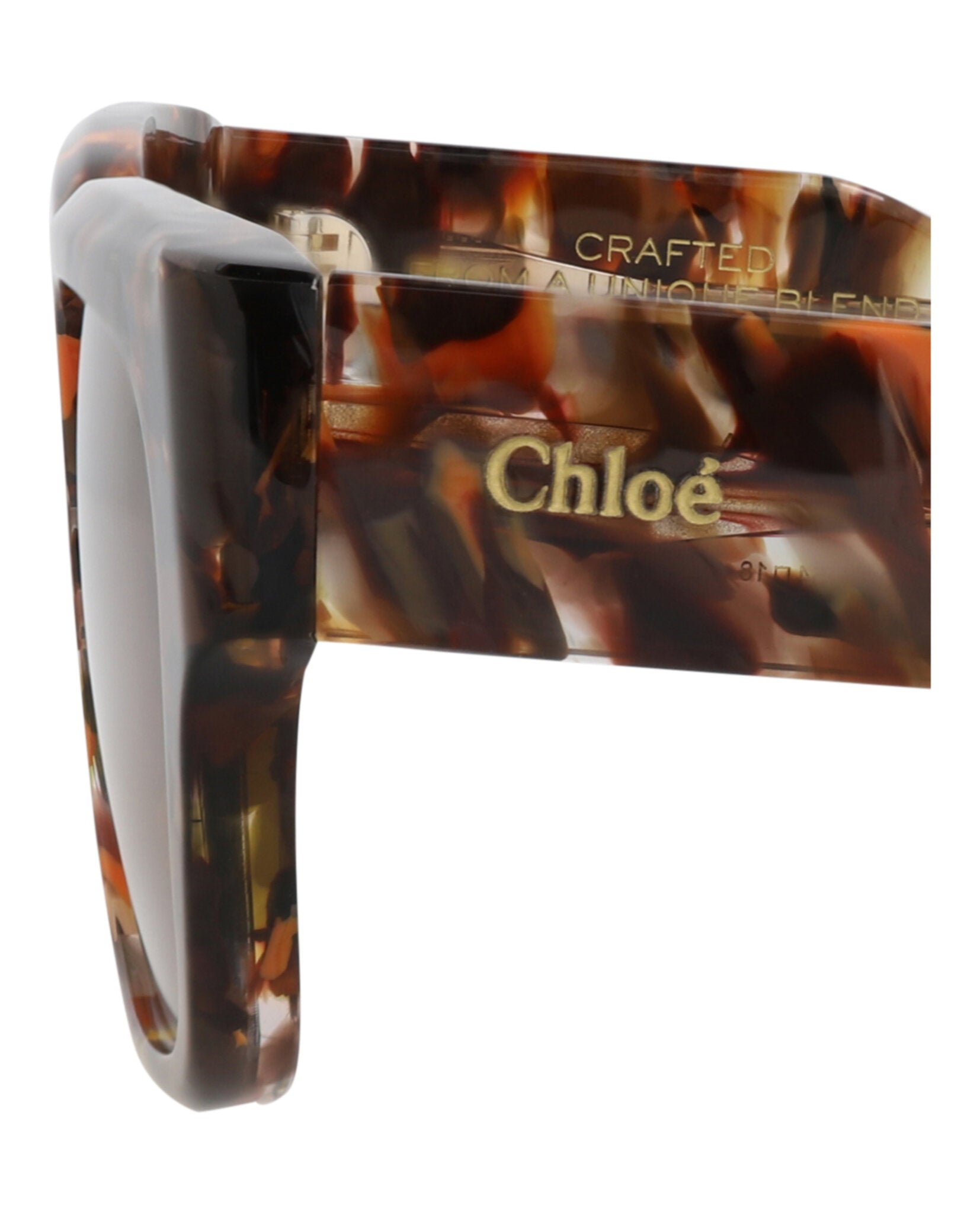 Chloé Chloé Womens Square/Rectangle Havana Havana Brown Fashion Designer Eyewear