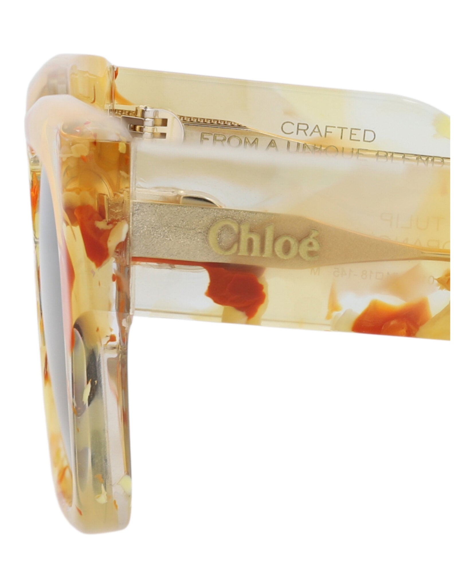 Chloé Chloé Womens Square/Rectangle Bronze Bronze Brown Fashion Designer Eyewear