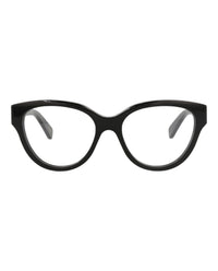 Chloé Womens Cat Eye Black Black Transparent Fashion Designer Eyewear