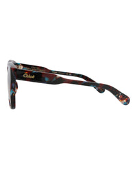Chloé Chloé Womens Square/Rectangle Havana Havana Red Fashion Designer Eyewear
