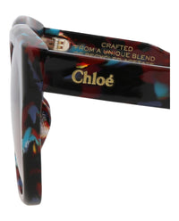 Chloé Chloé Womens Square/Rectangle Havana Havana Red Fashion Designer Eyewear
