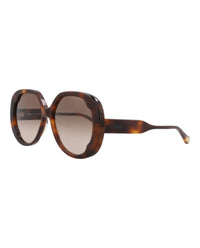 Chloé Chloé Womens Round/Oval Havana Havana Brown Fashion Designer Eyewear