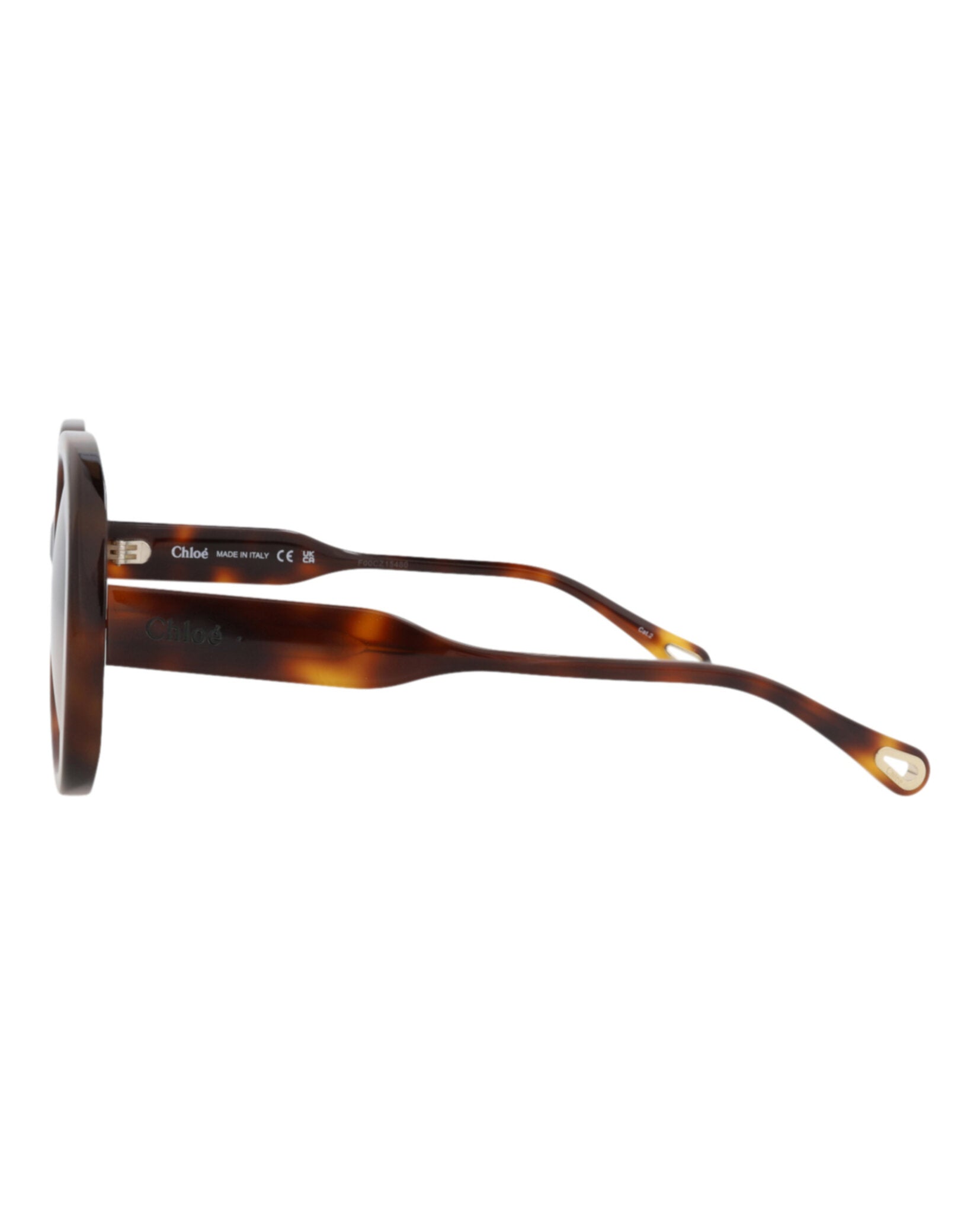 Chloé Chloé Womens Round/Oval Havana Havana Brown Fashion Designer Eyewear