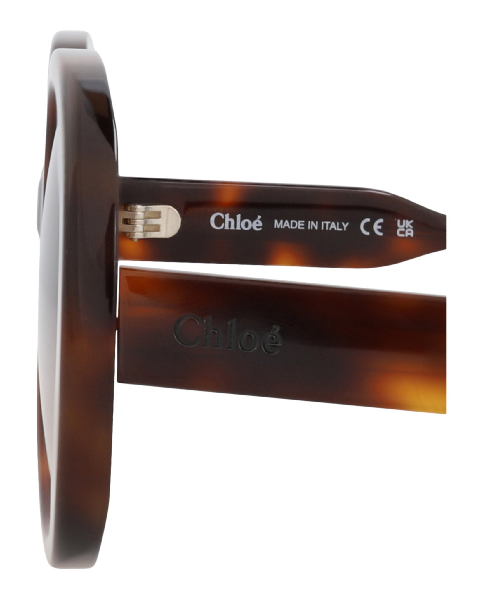 Chloé Chloé Womens Round/Oval Havana Havana Brown Fashion Designer Eyewear