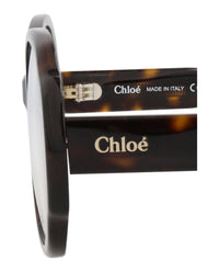 Chloé Womens Round/Oval Havana Havana Transparent Fashion Designer Eyewear