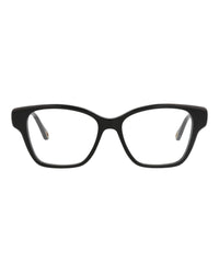 Chloé Chloé Womens Cat Eye Black Black Transparent Fashion Designer Eyewear