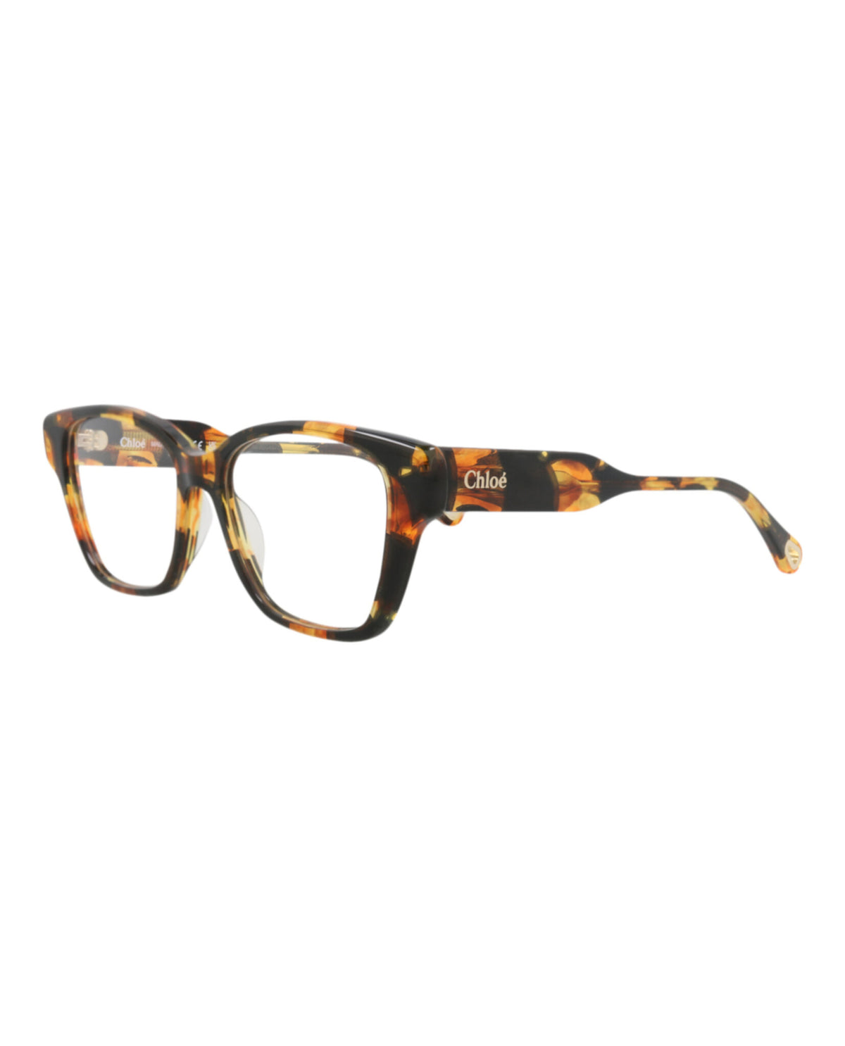 Chloé Womens Cat Eye Havana Havana Transparent Fashion Designer Eyewear