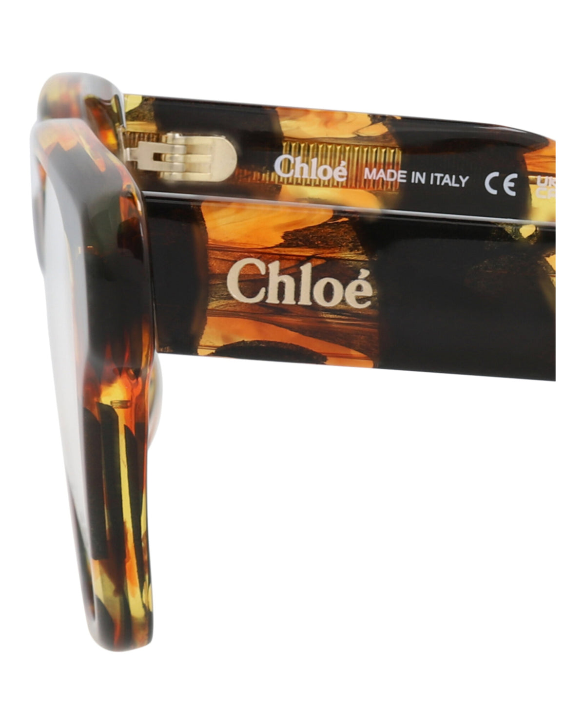 Chloé Womens Cat Eye Havana Havana Transparent Fashion Designer Eyewear