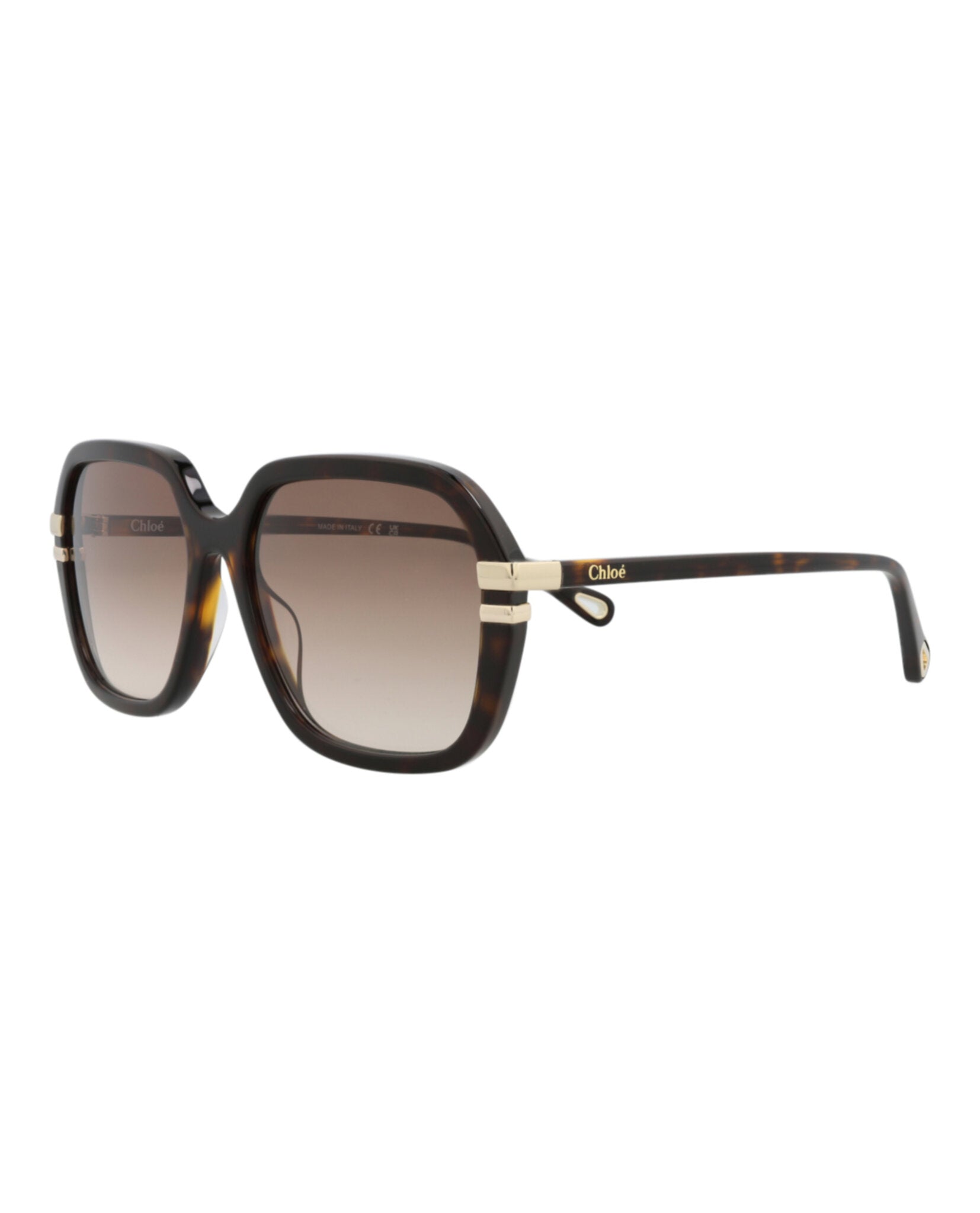 Chloé Chloé Womens Round/Oval Havana Havana Brown Fashion Designer Eyewear