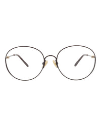 Chloé Womens Round/Oval Burgundy Burgundy Transparent Fashion Designer Eyewear