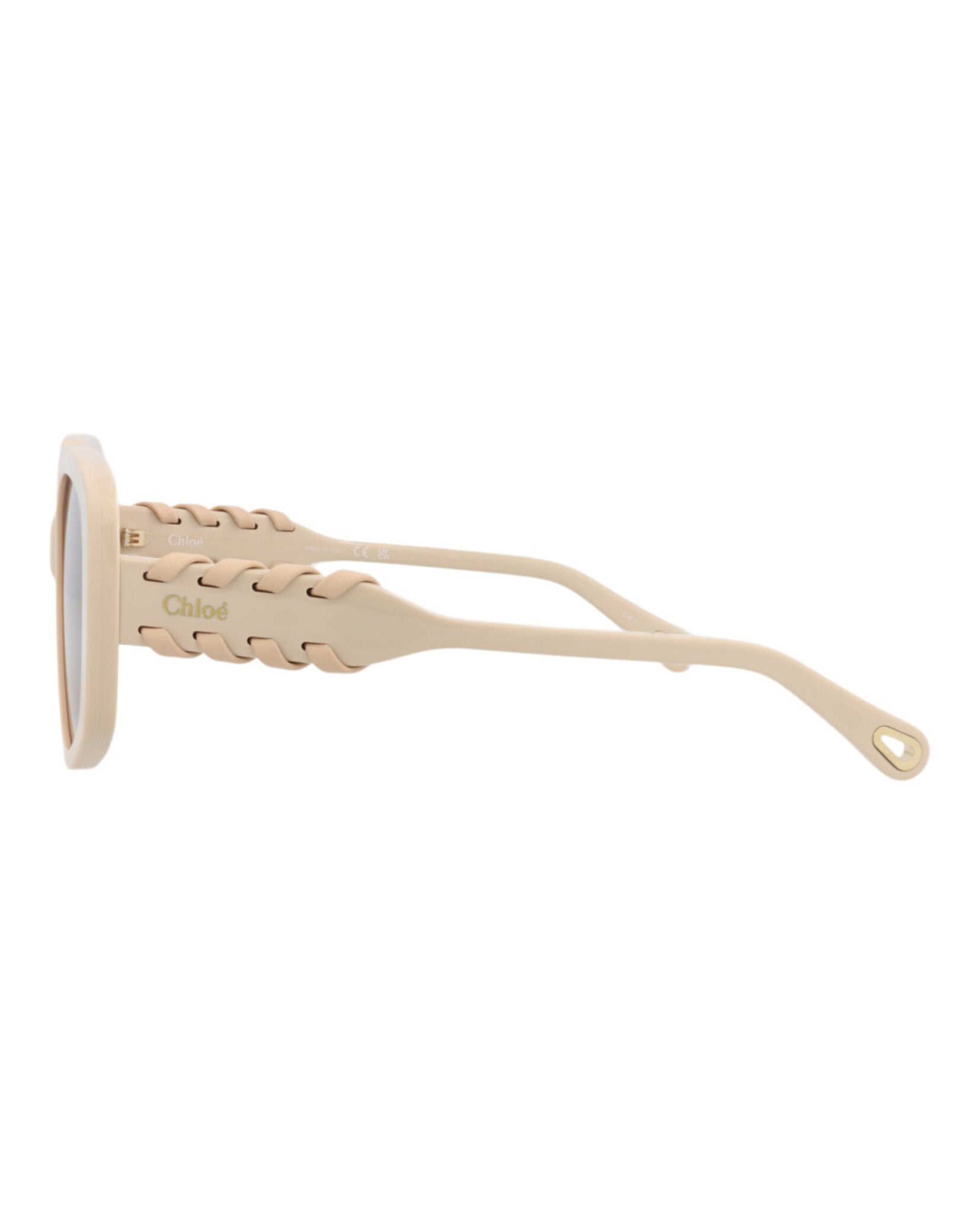 Chloé Chloé Womens Square/Rectangle Ivory Ivory Red Fashion Designer Eyewear