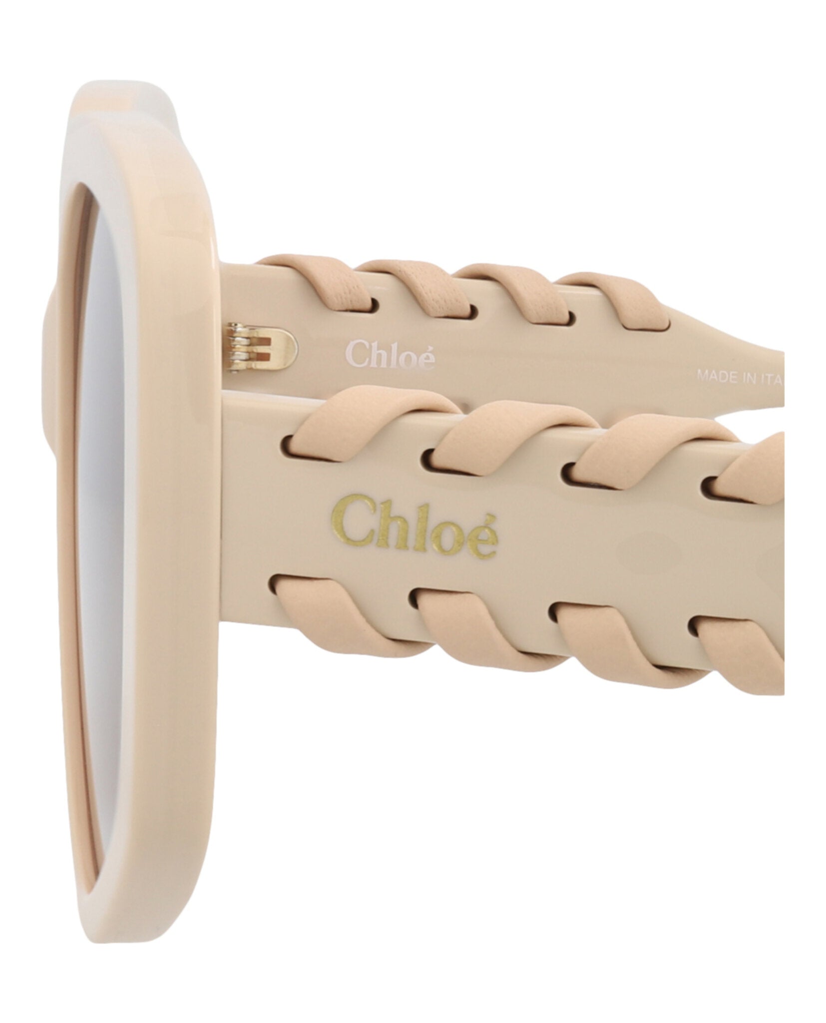 Chloé Chloé Womens Square/Rectangle Ivory Ivory Red Fashion Designer Eyewear