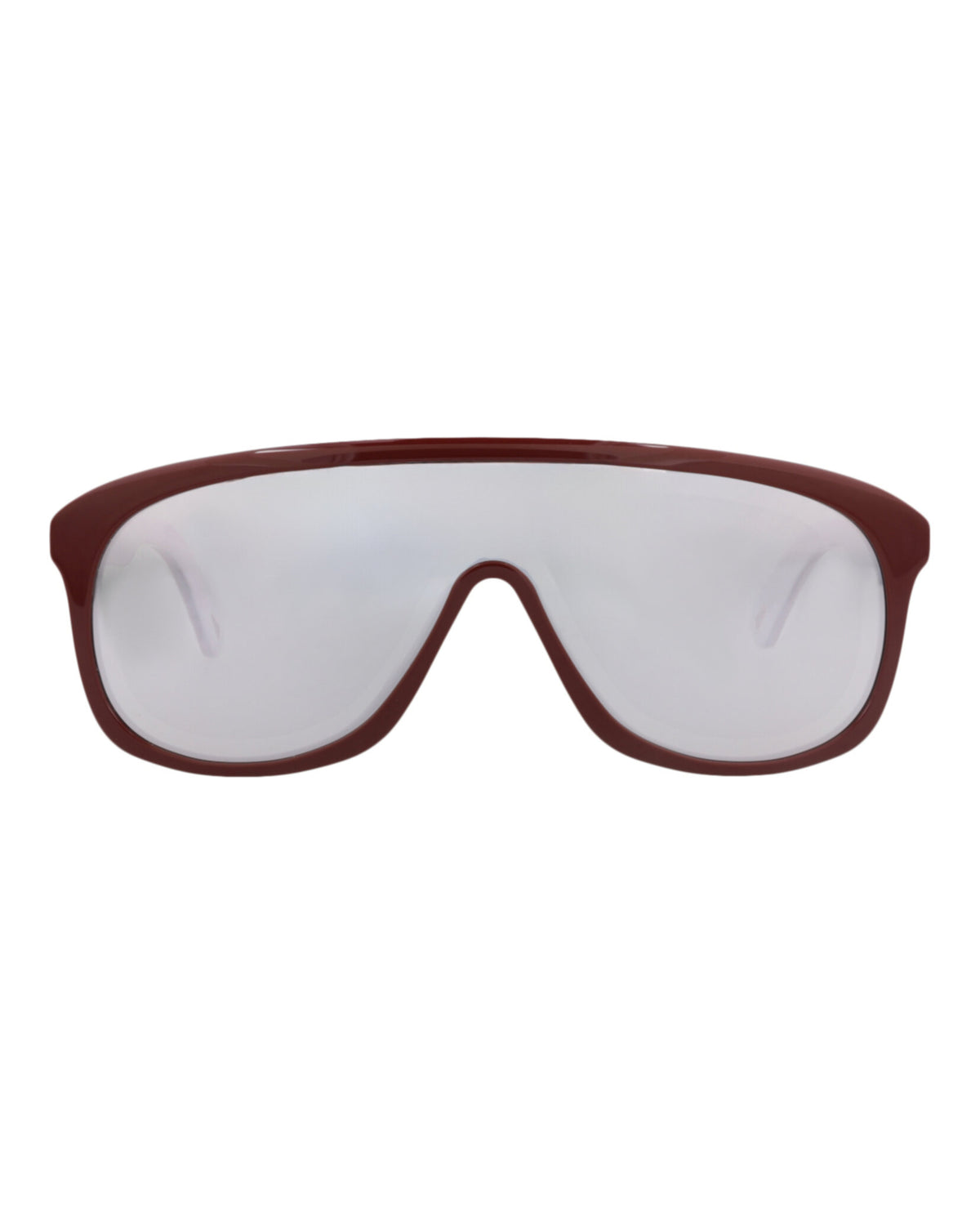 Chloé Womens Aviator Burgundy Burgundy Silver Fashion Designer Eyewear