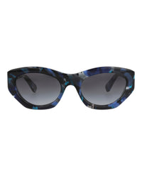 Chloé Womens Cat Eye Blue Blue Grey Fashion Designer Eyewear