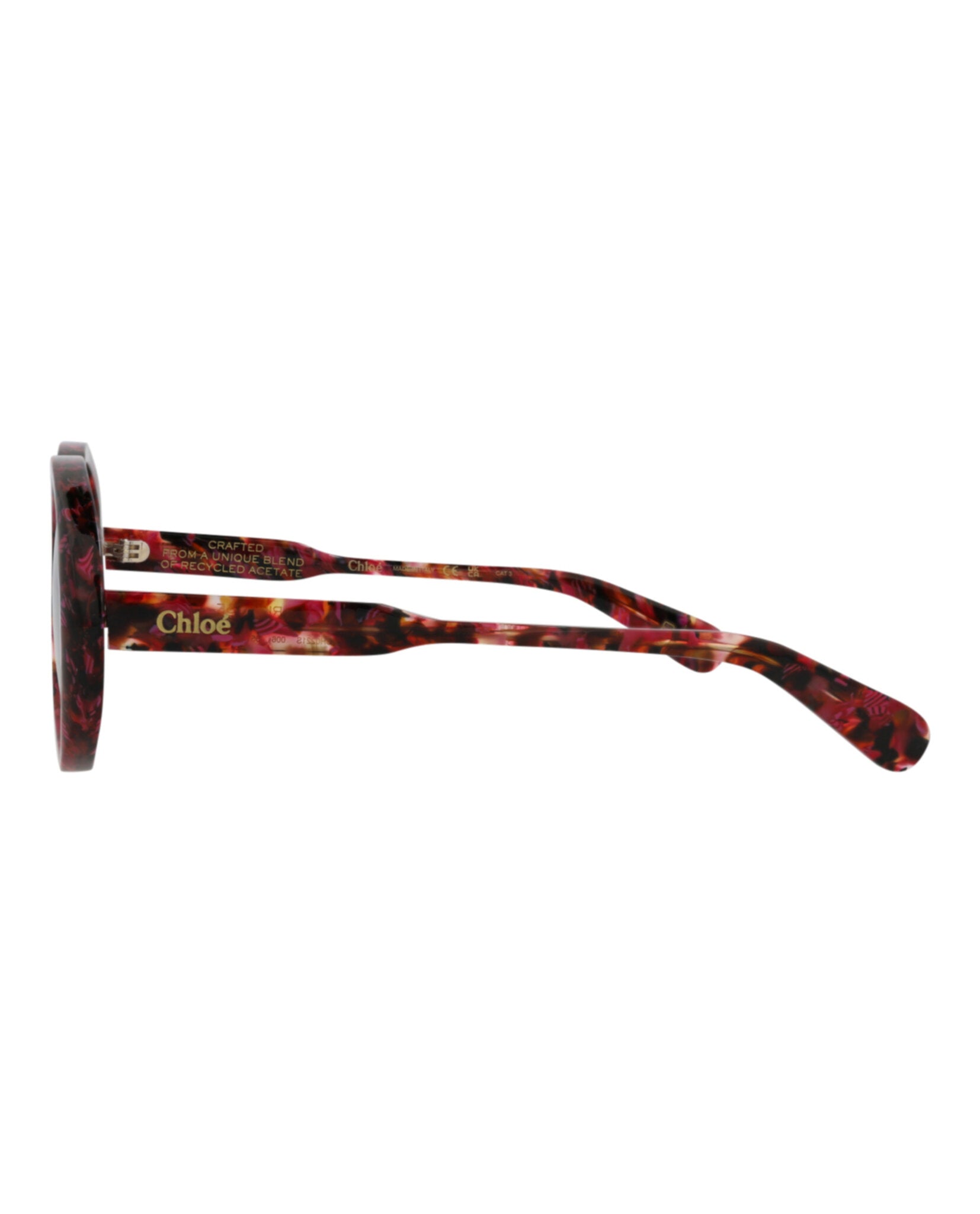 Chloé Chloé Womens Round/Oval Havana Havana Grey Fashion Designer Eyewear