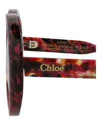 Chloé Chloé Womens Round/Oval Havana Havana Grey Fashion Designer Eyewear