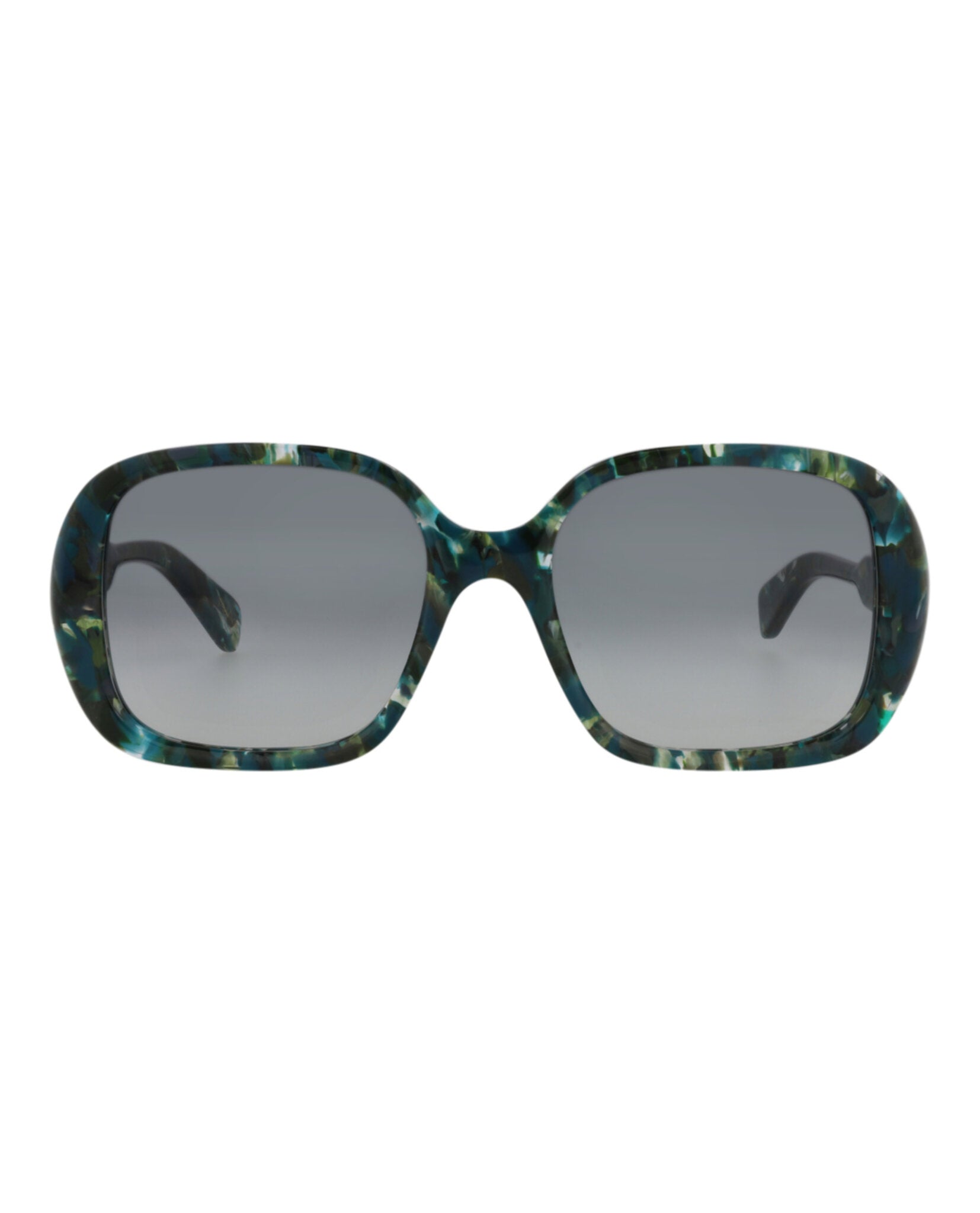 Chloé Chloé Womens Square/Rectangle Green Green Grey Fashion Designer Eyewear