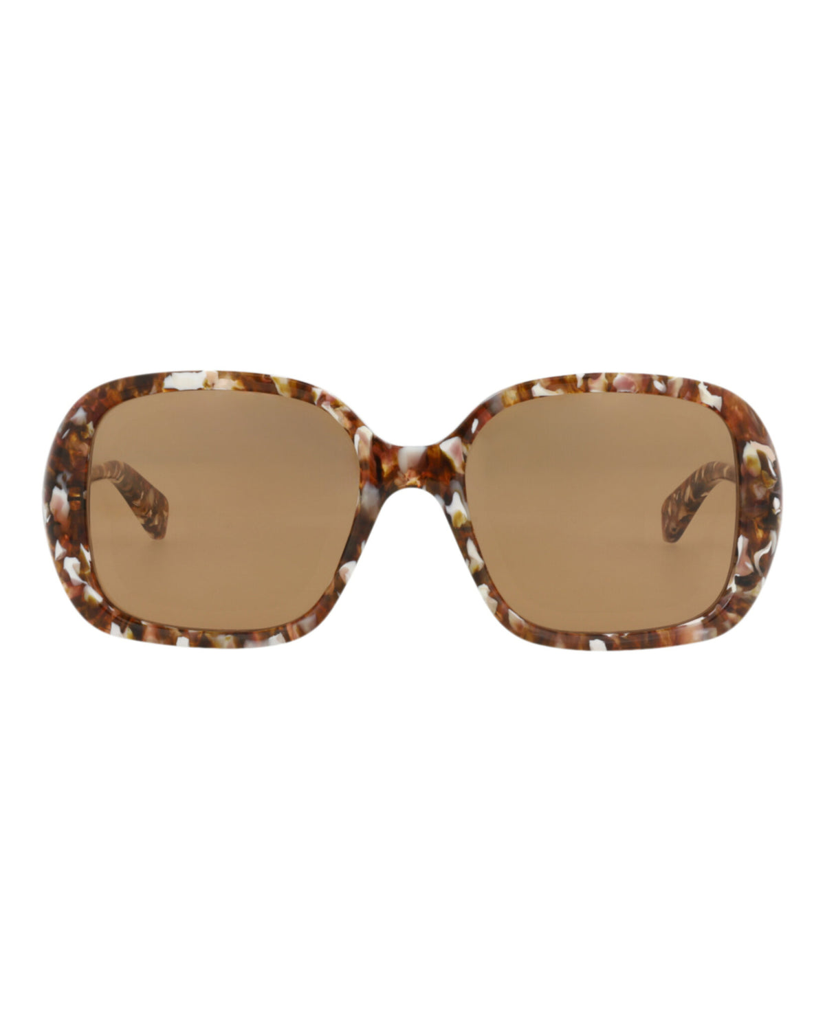 Chloé Womens Square/Rectangle Havana Havana Brown Fashion Designer Eyewear