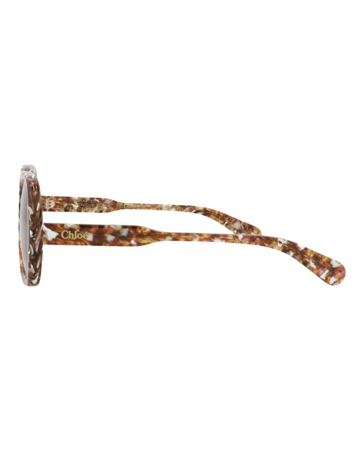 Chloé Womens Square/Rectangle Havana Havana Brown Fashion Designer Eyewear