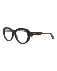 Chloé Womens Cat Eye Havana Havana Transparent Fashion Designer Eyewear