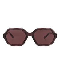 Chloé Womens Square/Rectangle Violet Burgundy Violet Fashion Designer Eyewear