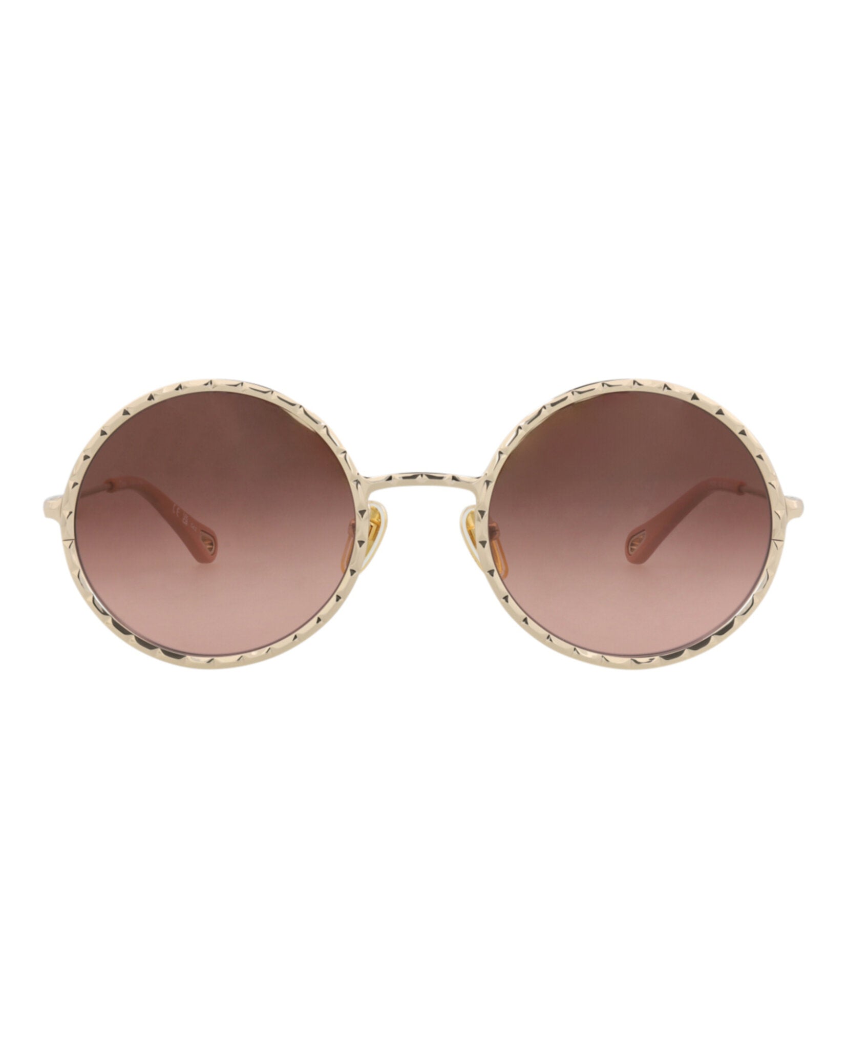 Chloé Chloé Womens Round/Oval Gold Gold Copper Fashion Designer Eyewear