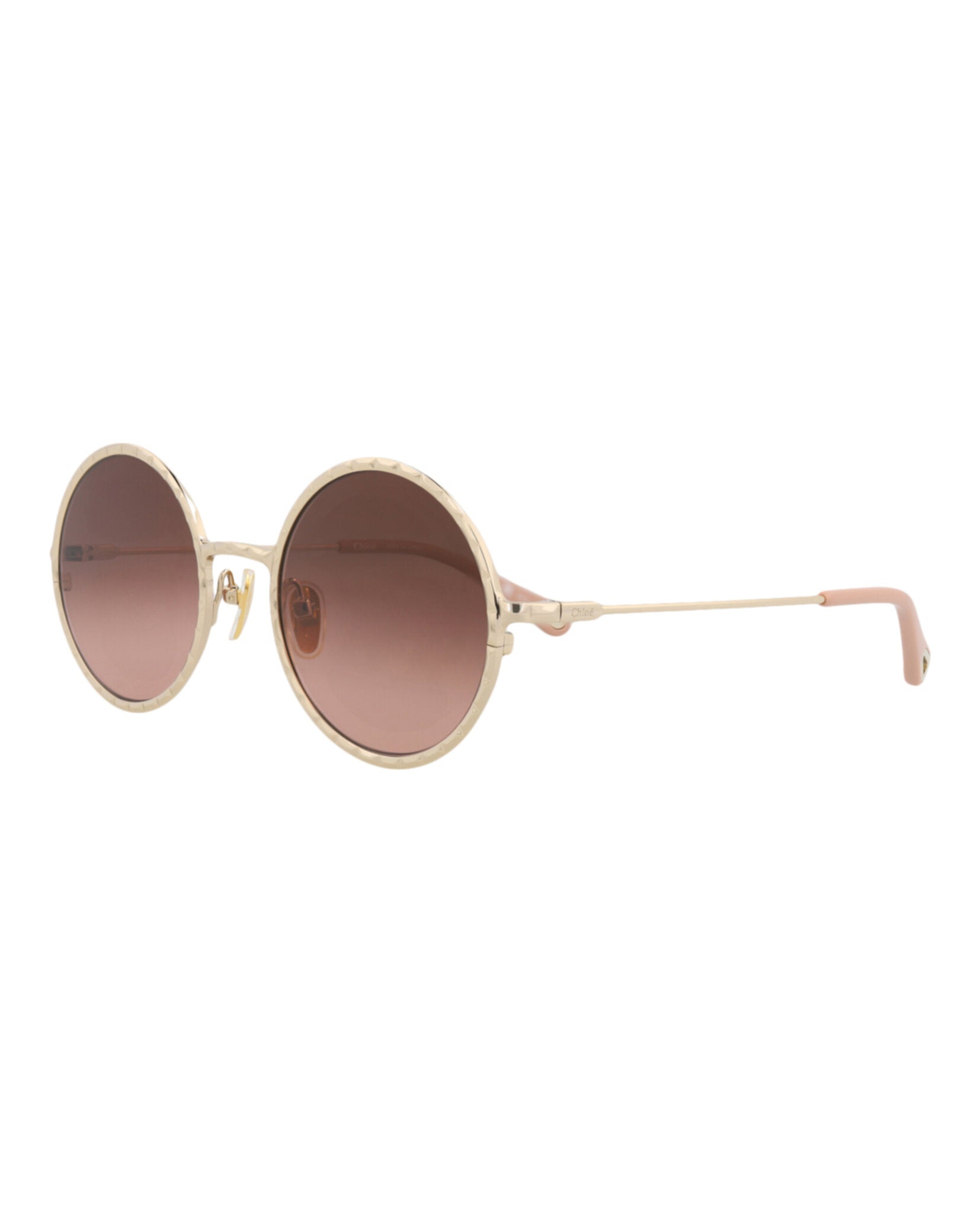 Chloé Chloé Womens Round/Oval Gold Gold Copper Fashion Designer Eyewear