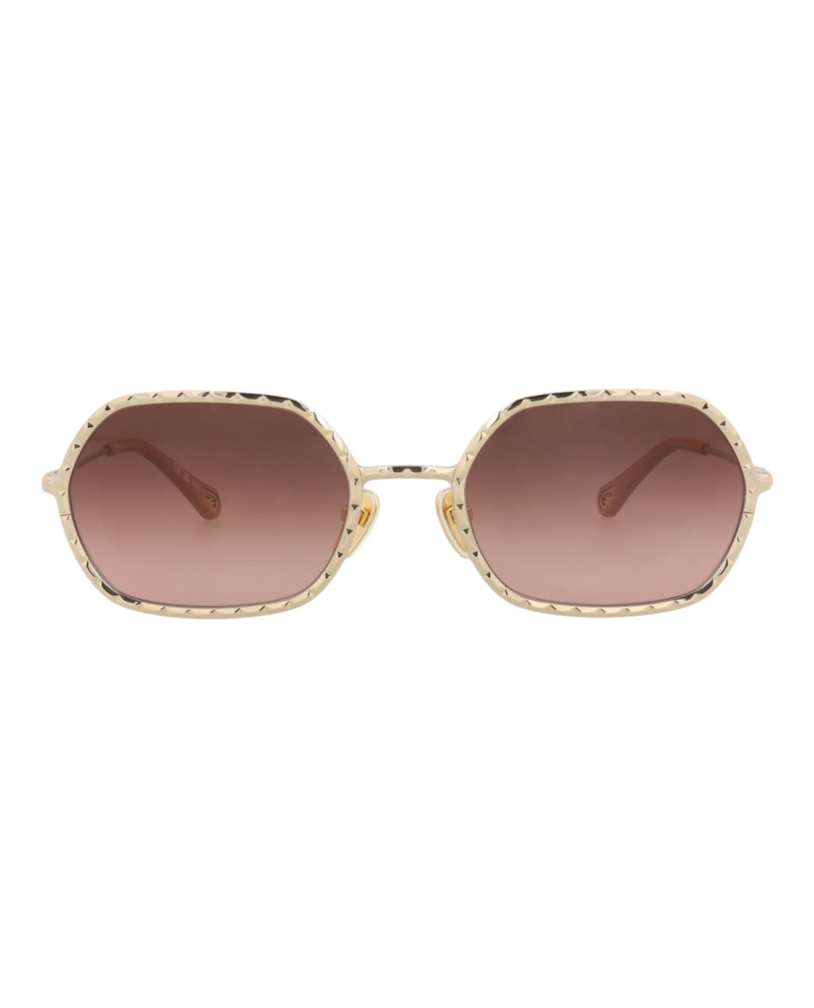Chloé Chloé Womens Round/Oval Gold Gold Copper Fashion Designer Eyewear