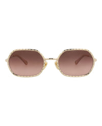 Chloé Chloé Womens Round/Oval Gold Gold Copper Fashion Designer Eyewear