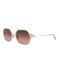 Chloé Chloé Womens Round/Oval Gold Gold Copper Fashion Designer Eyewear