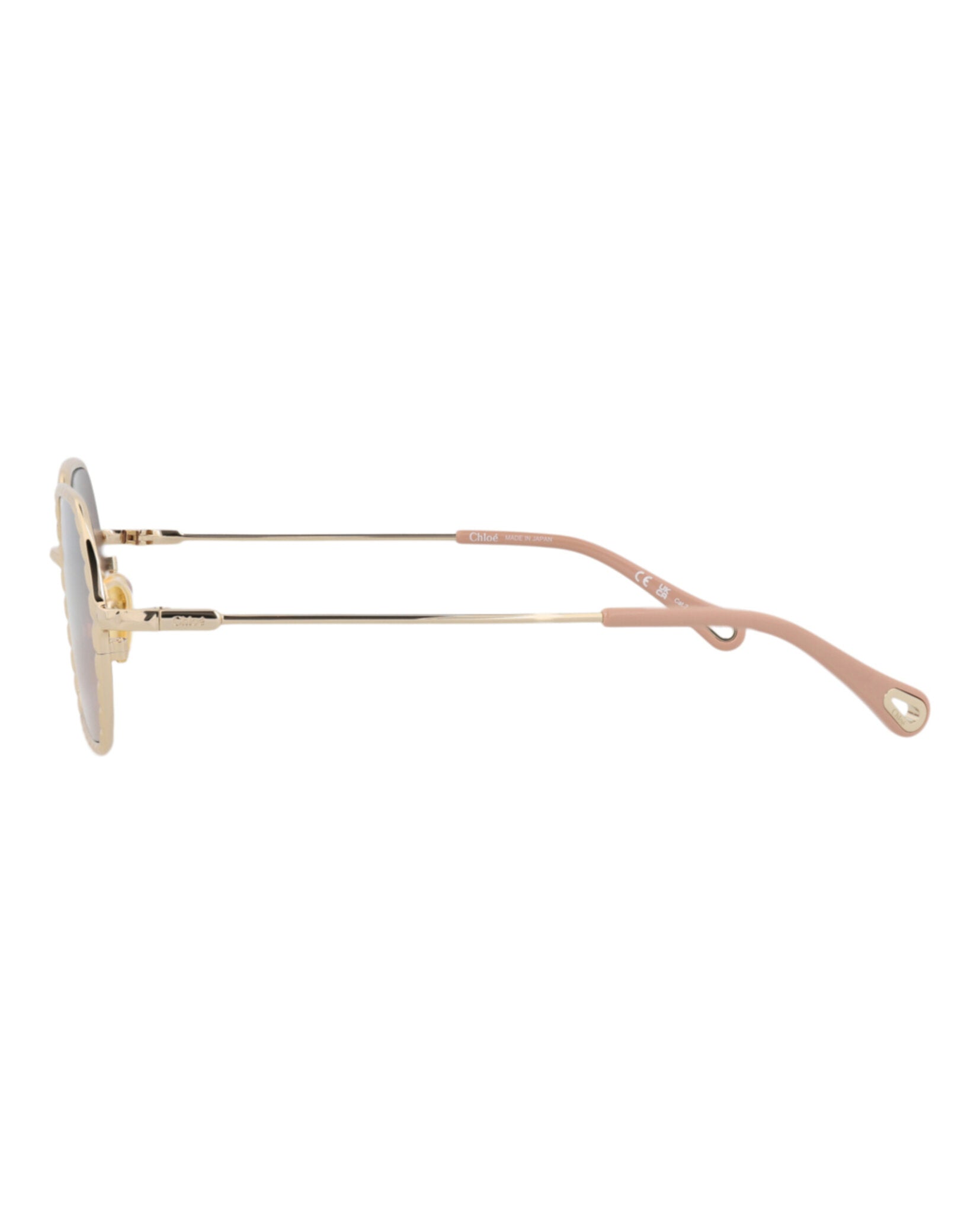 Chloé Chloé Womens Round/Oval Gold Gold Copper Fashion Designer Eyewear