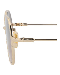 Chloé Chloé Womens Round/Oval Gold Gold Copper Fashion Designer Eyewear
