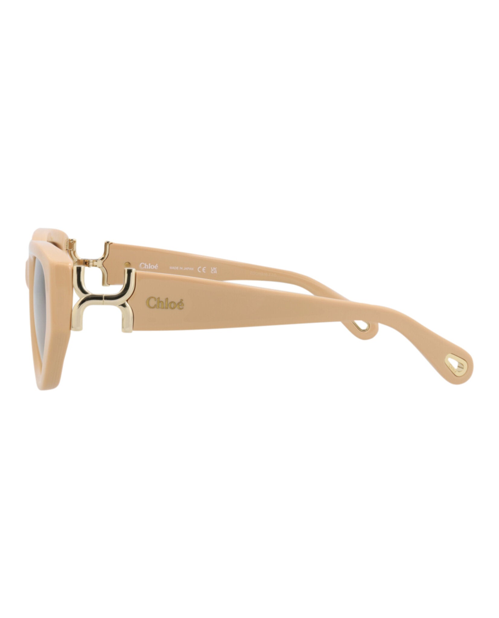 Chloé Chloé Womens Cat Eye Ivory Ivory Brown Fashion Designer Eyewear