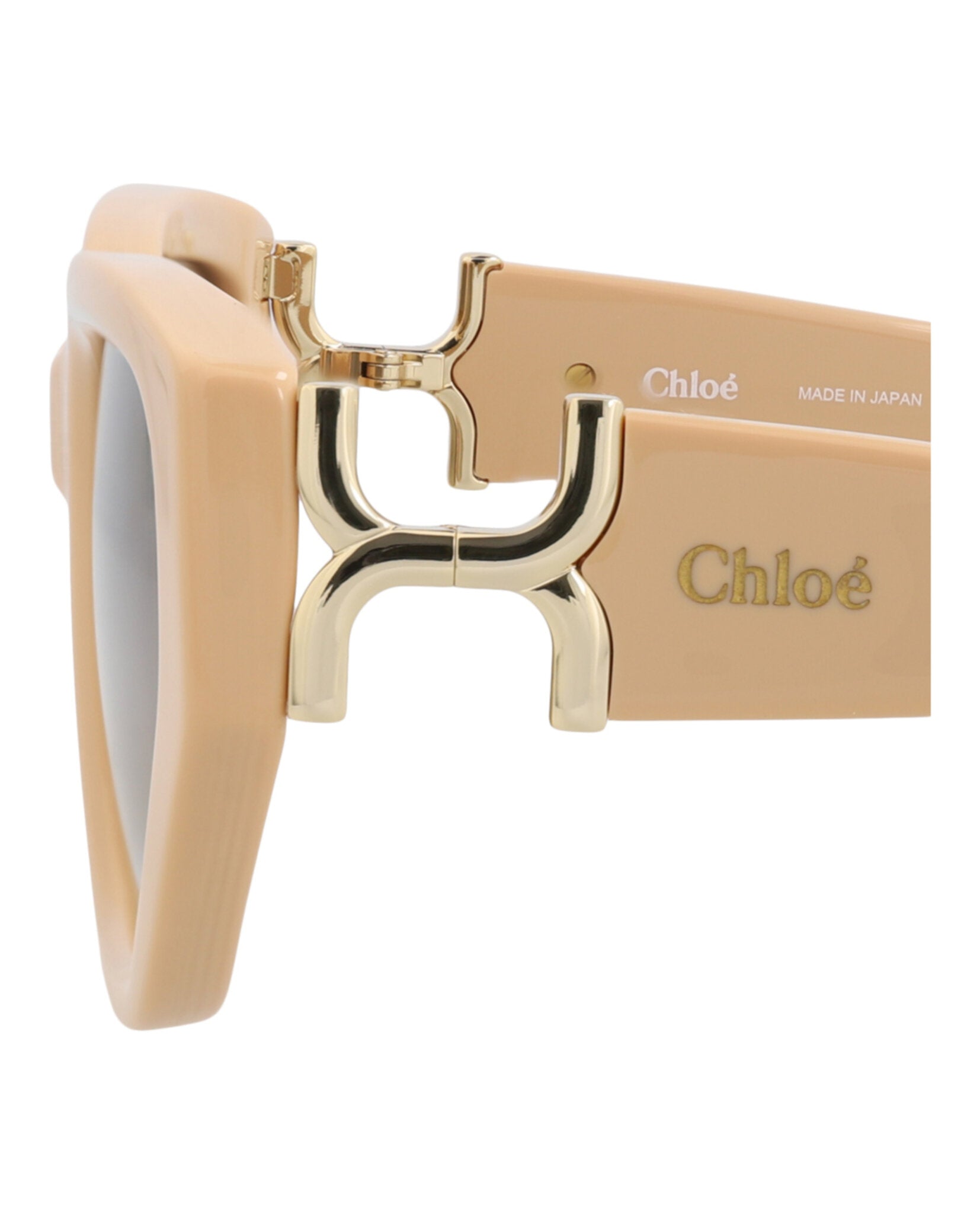 Chloé Chloé Womens Cat Eye Ivory Ivory Brown Fashion Designer Eyewear