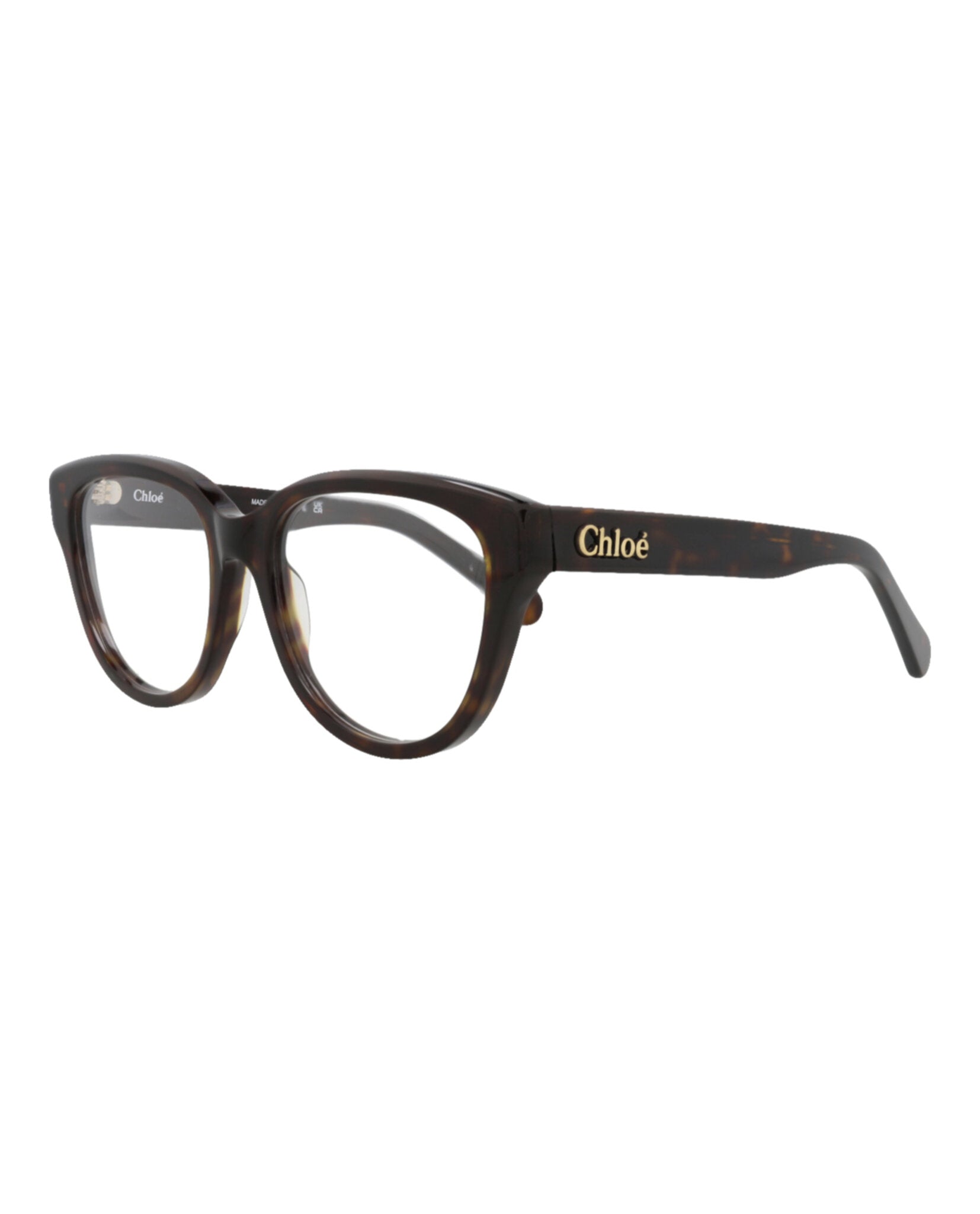 Chloé Womens Cat Eye Havana Havana Transparent Fashion Designer Eyewear