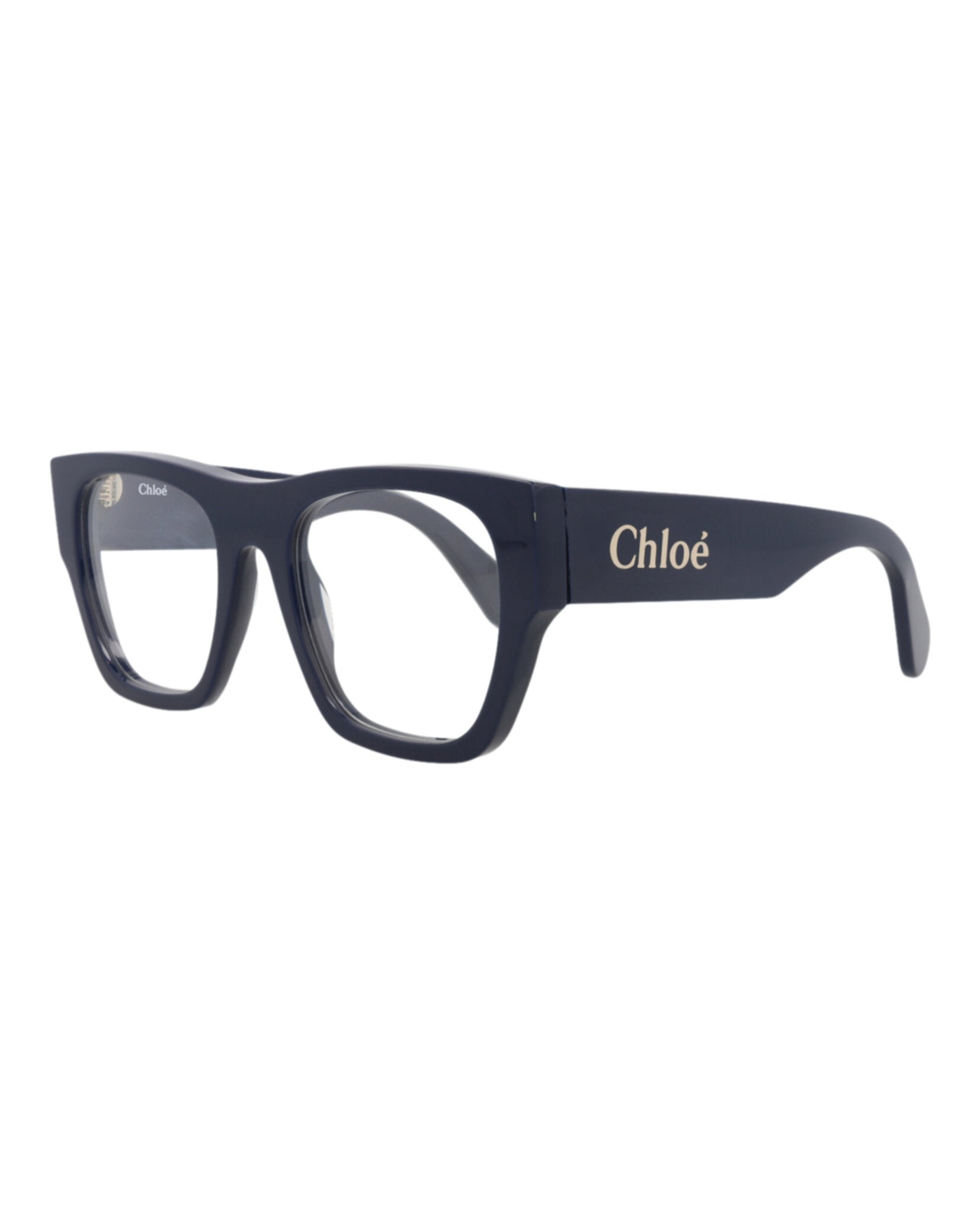 Chloé Womens Square/Rectangle Blue Blue Transparent Fashion Designer Eyewear