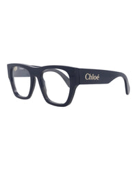Chloé Womens Square/Rectangle Blue Blue Transparent Fashion Designer Eyewear