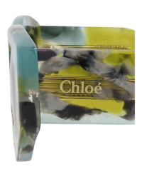 Chloé Womens Round/Oval Green Green Grey Fashion Designer Eyewear