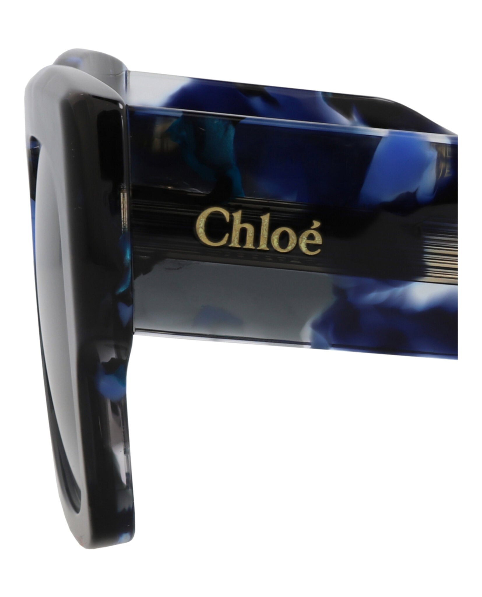 Chloé Womens Square/Rectangle Blue Blue Grey Fashion Designer Eyewear