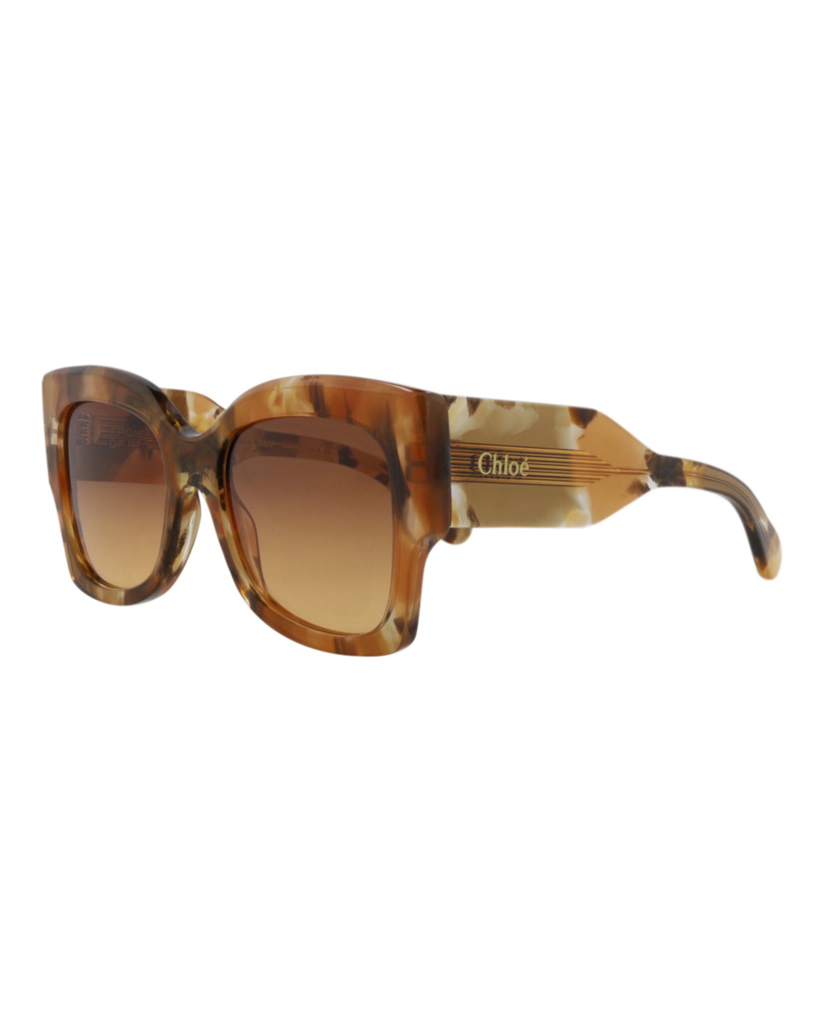 Chloé Chloé Womens Square/Rectangle Havana Havana Brown Fashion Designer Eyewear