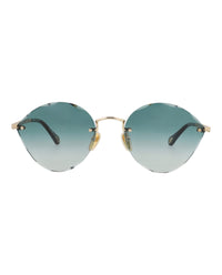 Chloé Chloé Womens Cat Eye Gold Gold Green Fashion Designer Eyewear