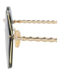 Chloé Chloé Womens Cat Eye Gold Gold Green Fashion Designer Eyewear