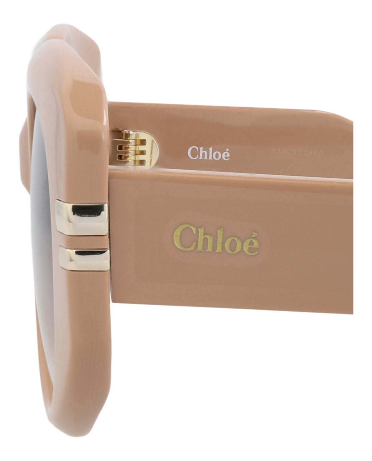 Chloé Chloé Womens Square/Rectangle Nude Nude Brown Fashion Designer Eyewear