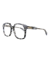 Chloé Womens Square/Rectangle Grey Grey Transparent Fashion Designer Eyewear