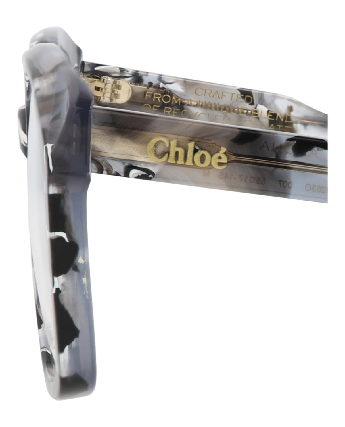 Chloé Womens Square/Rectangle Grey Grey Transparent Fashion Designer Eyewear