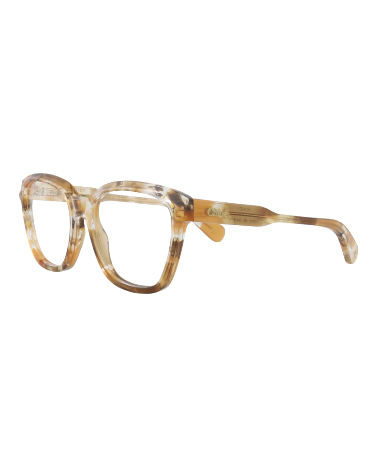 Chloé Womens Cat Eye Havana Havana Transparent Fashion Designer Eyewear